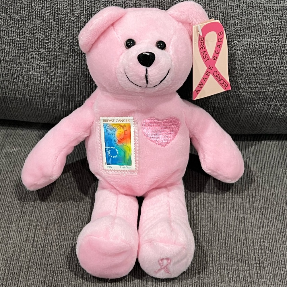 Timeless Toys Teddy Bear Breast Cancer Awareness